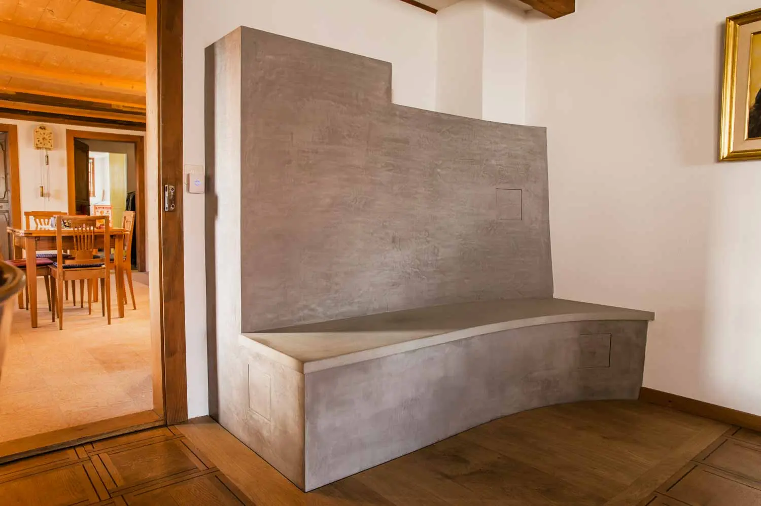 Moderner Ofen in Villa